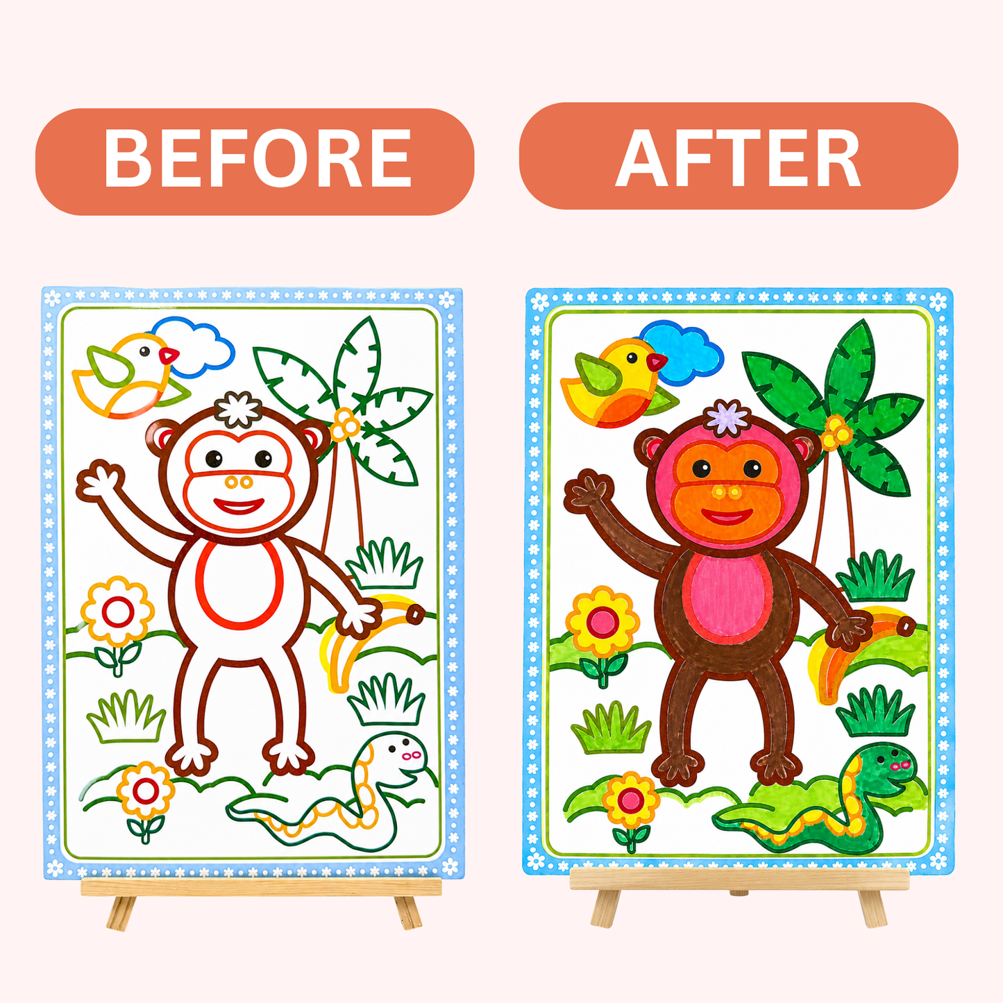 Glitter Coloring Books (SET OF 3)