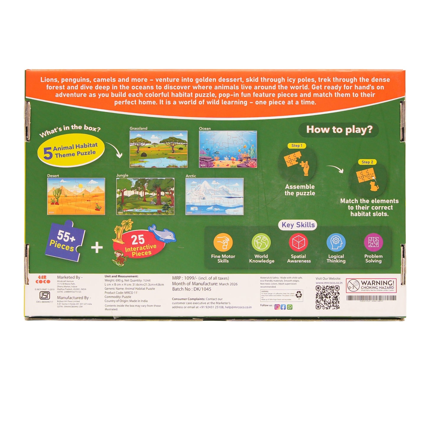 Puzzle N Play - Animal Habitat