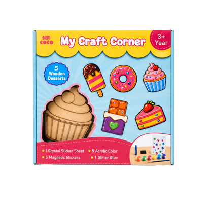My Craft Corner – Desserts | DIY Wooden Art & Craft Kit for Kids