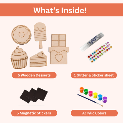 My Craft Corner – Desserts | DIY Wooden Art & Craft Kit for Kids