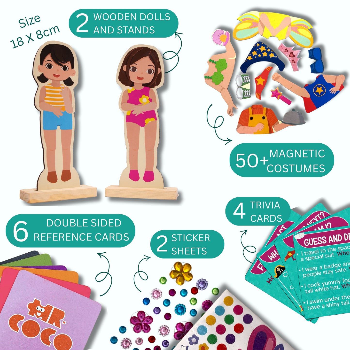 Magnetic Dress Up Doll