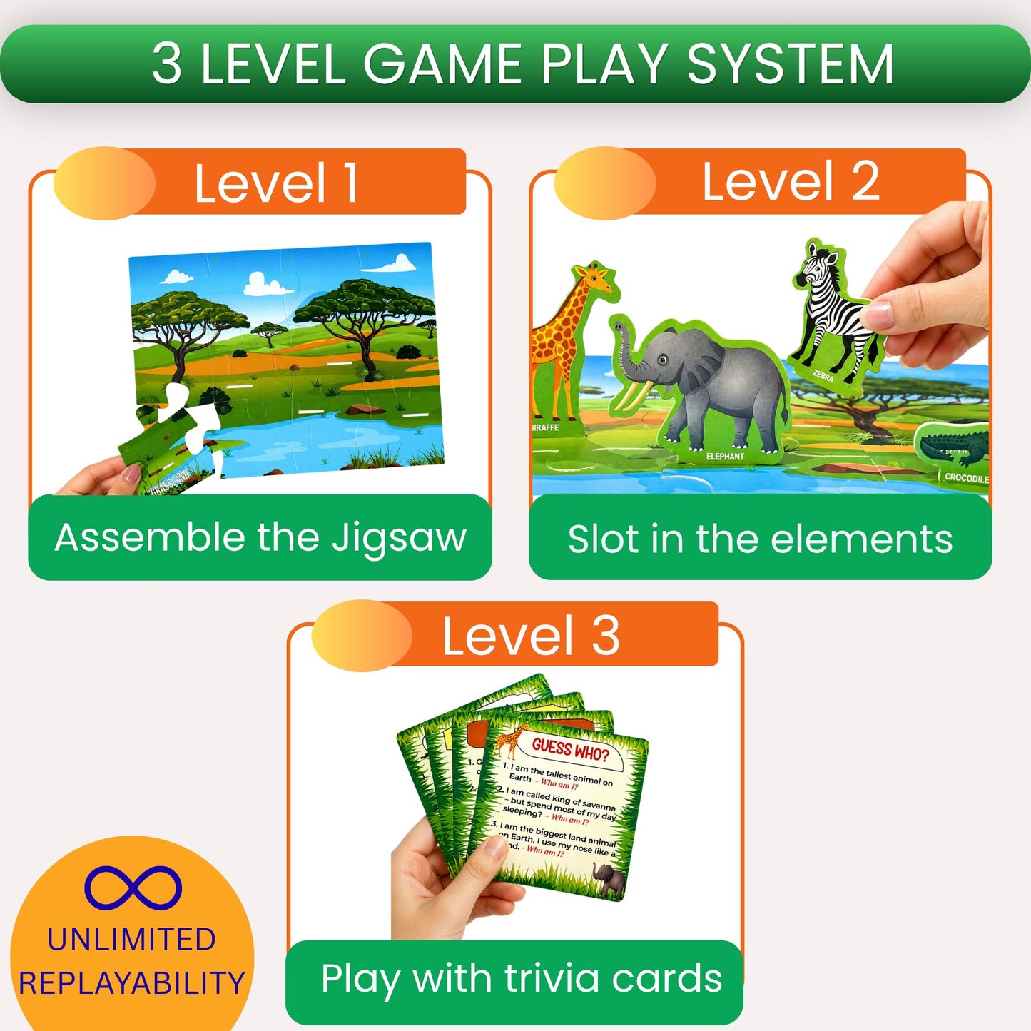 Puzzle N Play - Animal Habitat