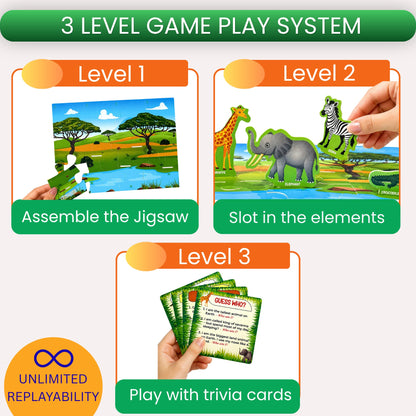 Puzzle N Play - Animal Habitat