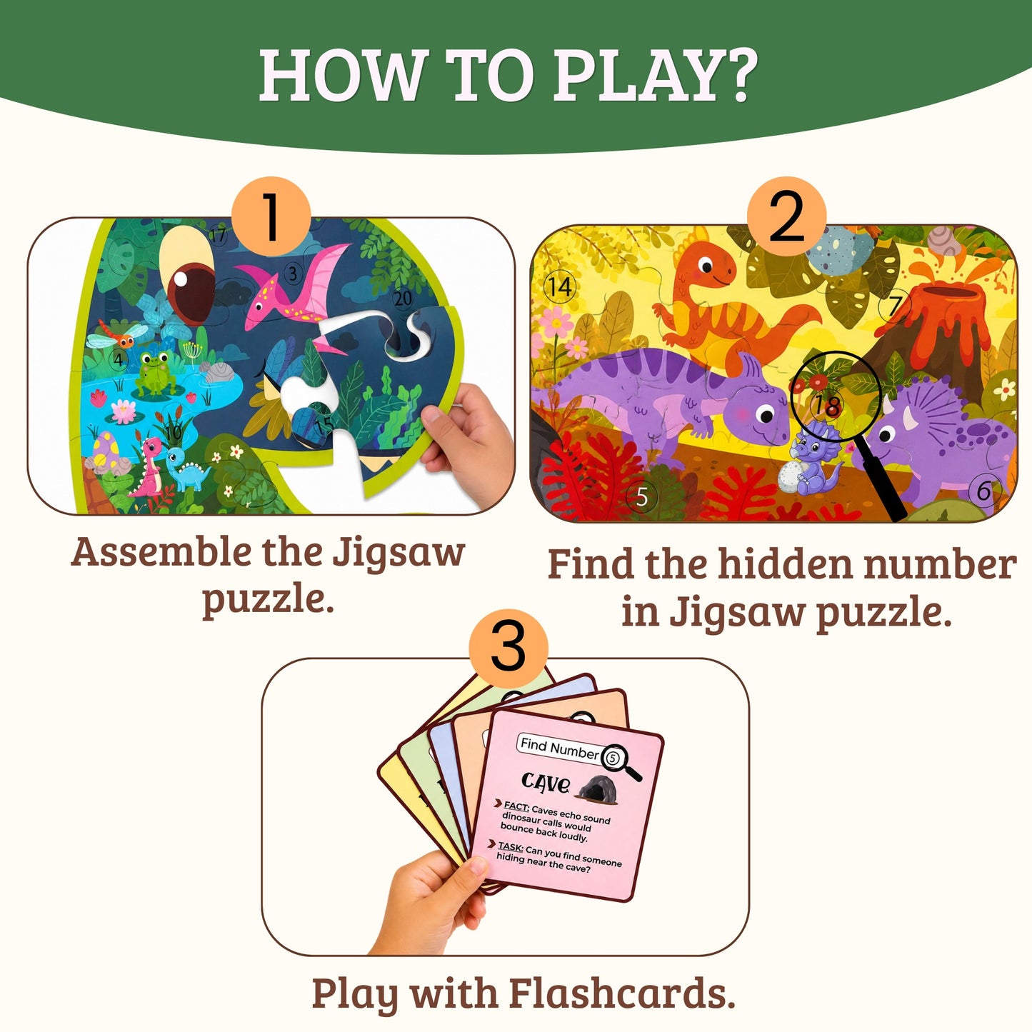 Floor Puzzle - Dinosaur