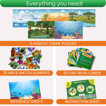 Puzzle N Play - Animal Habitat
