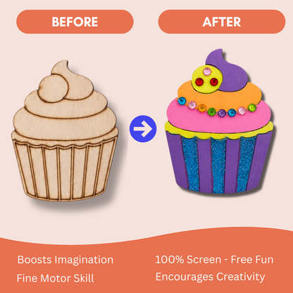 My Craft Corner – Desserts | DIY Wooden Art & Craft Kit for Kids