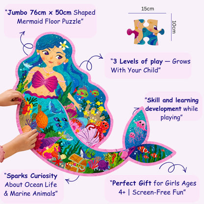 Floor Puzzle - Mermaid