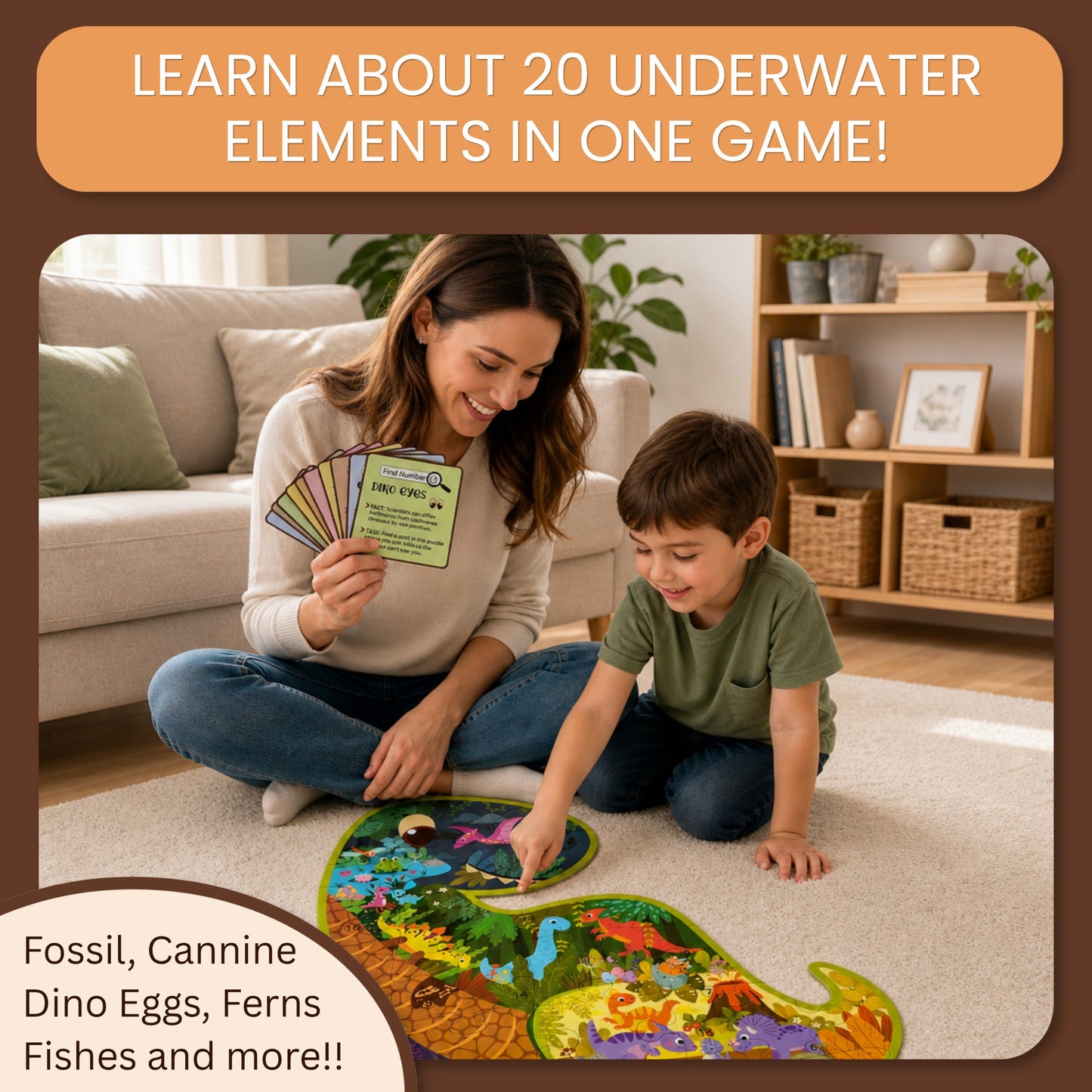 Floor Puzzle - Dinosaur