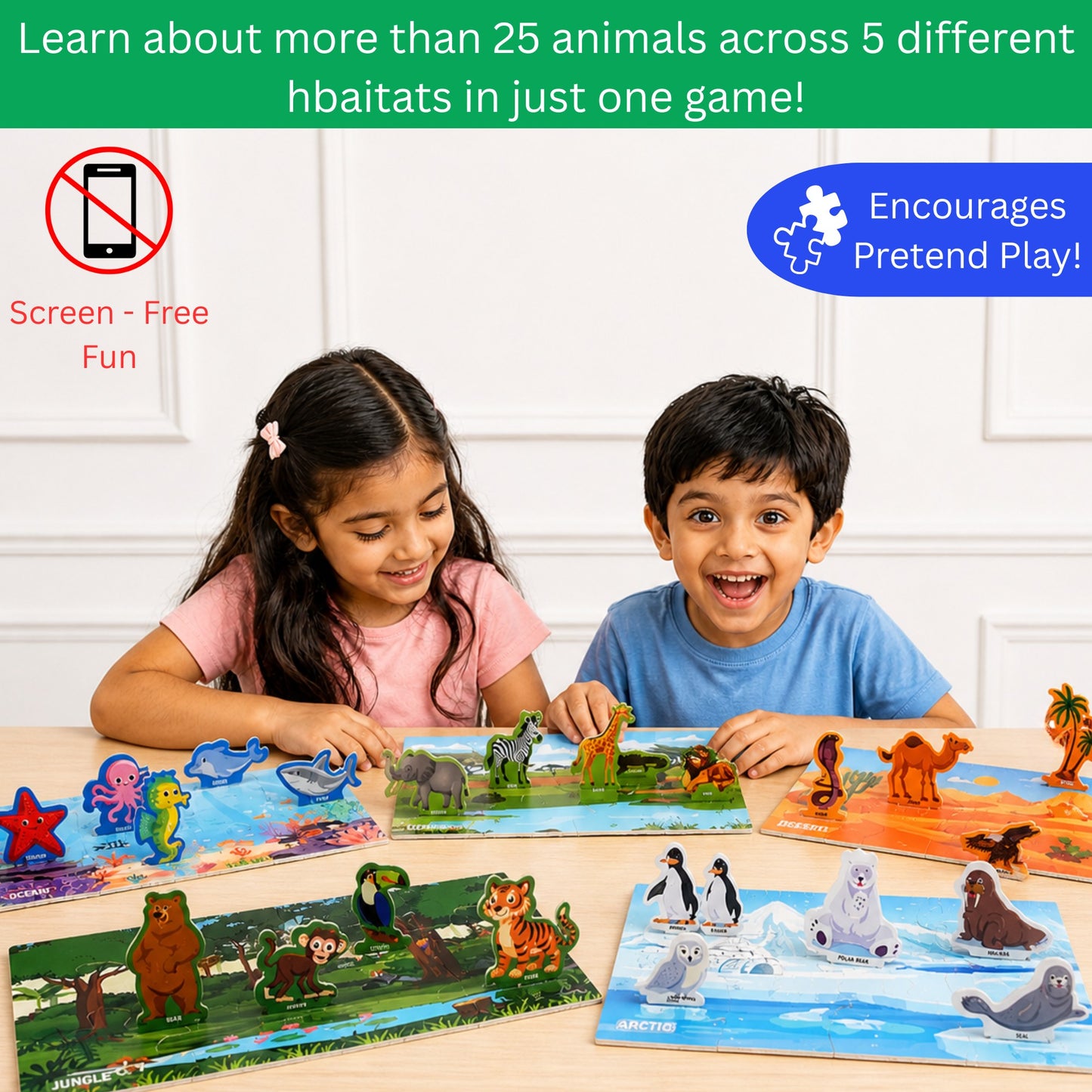 Puzzle N Play - Animal Habitat