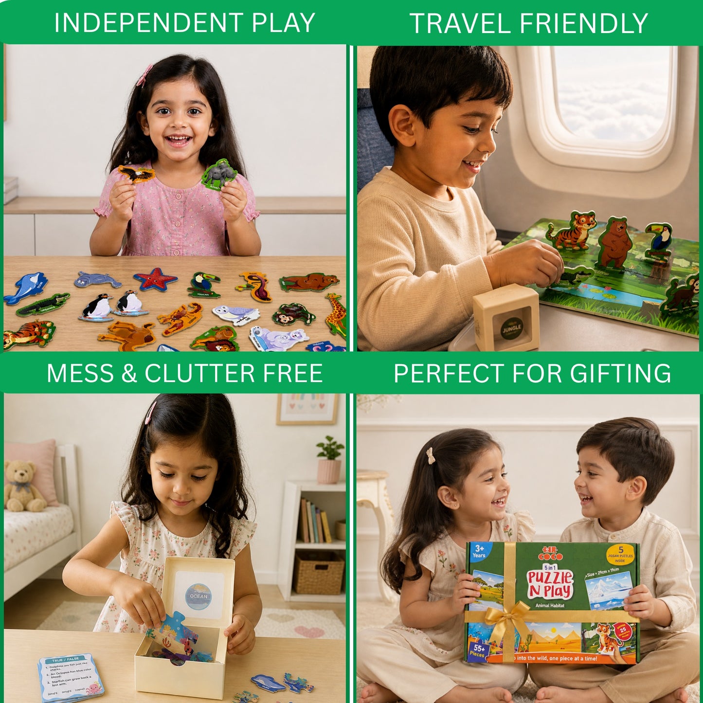Puzzle N Play - Animal Habitat