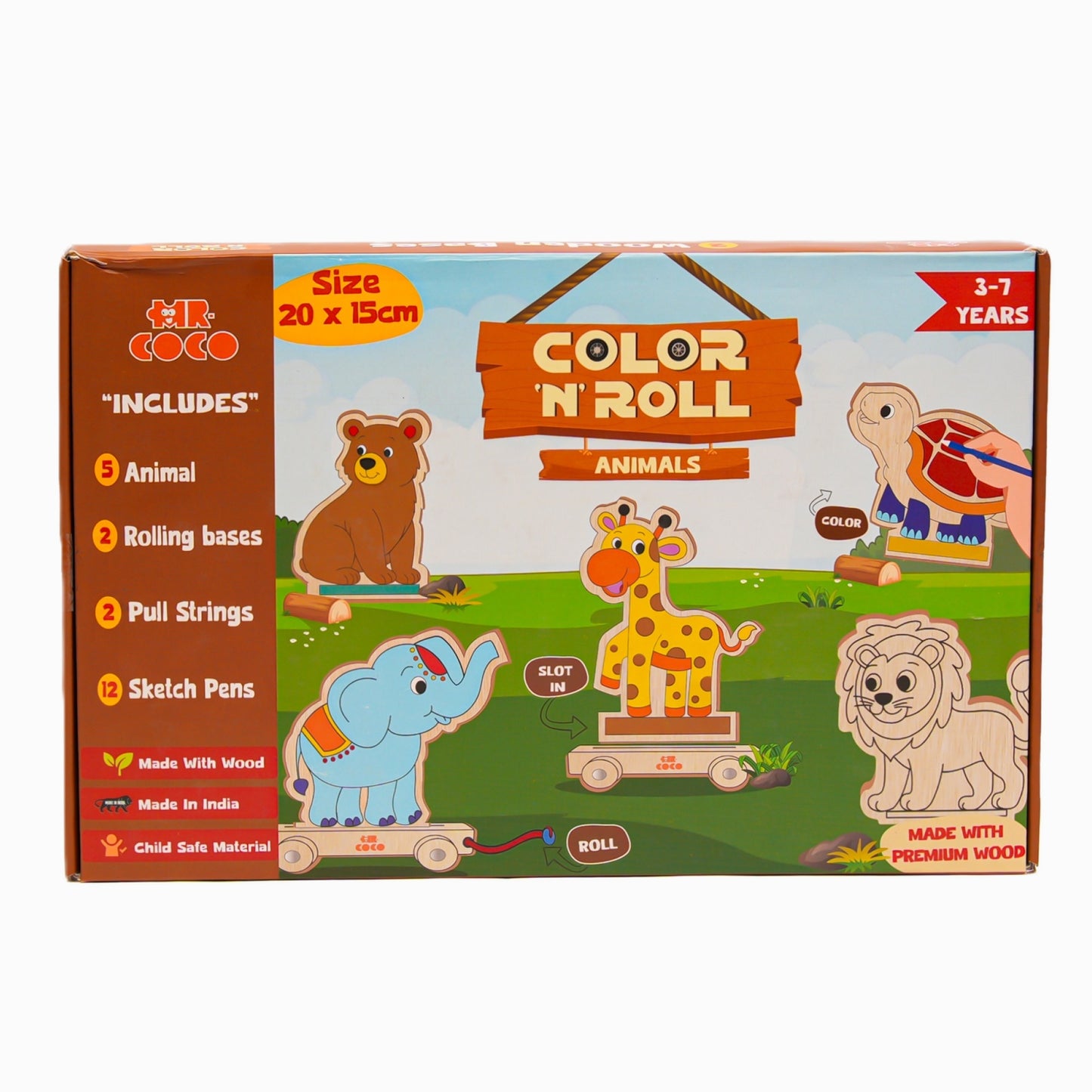 Color N Roll - Animals Set for Kids